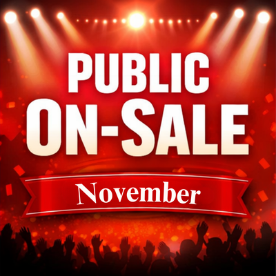 Public On-Sale: November 2026
