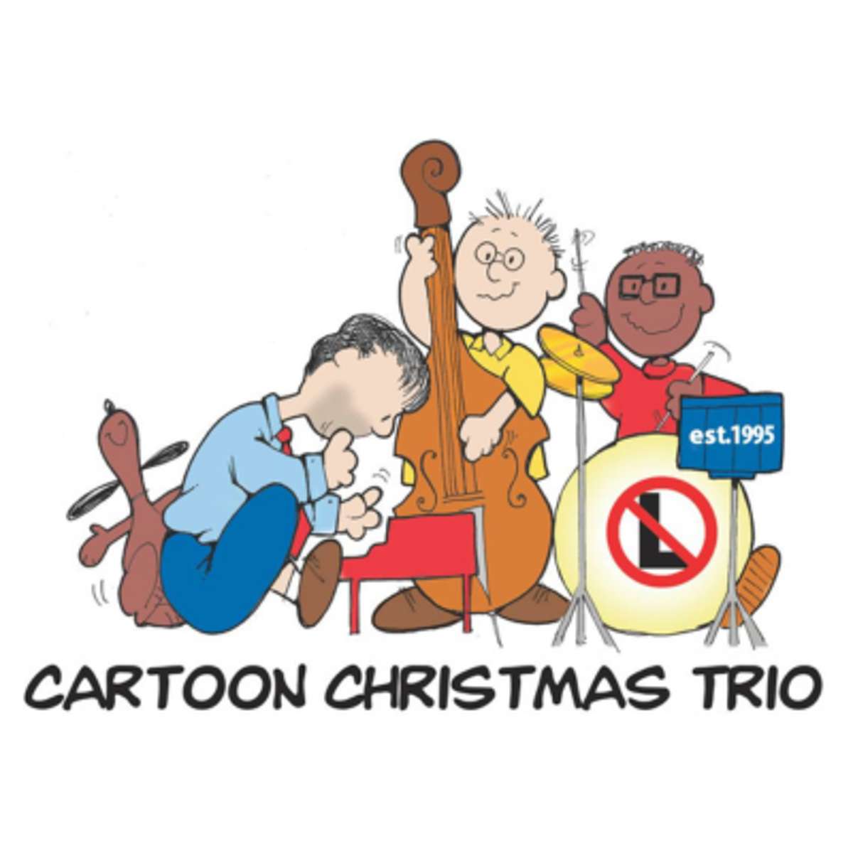 Cartoon Christmas Trio