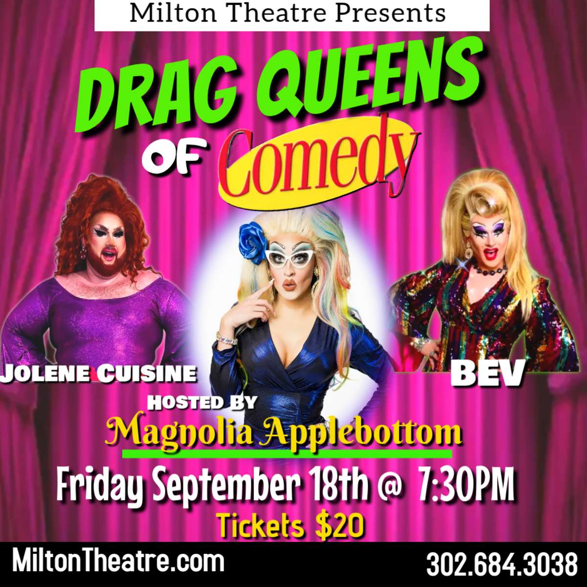 Drag Queens Of Comedy: Hosted by Magnolia Applebottom